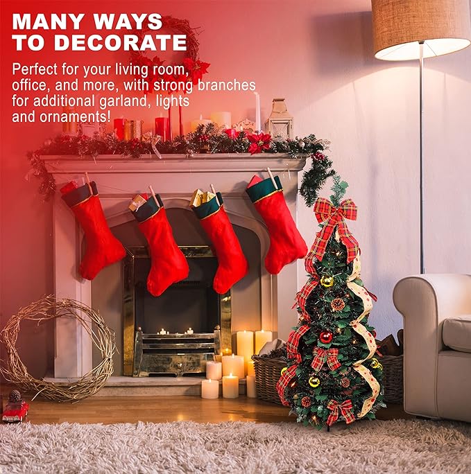 Mini Collapsible Christmas Tree