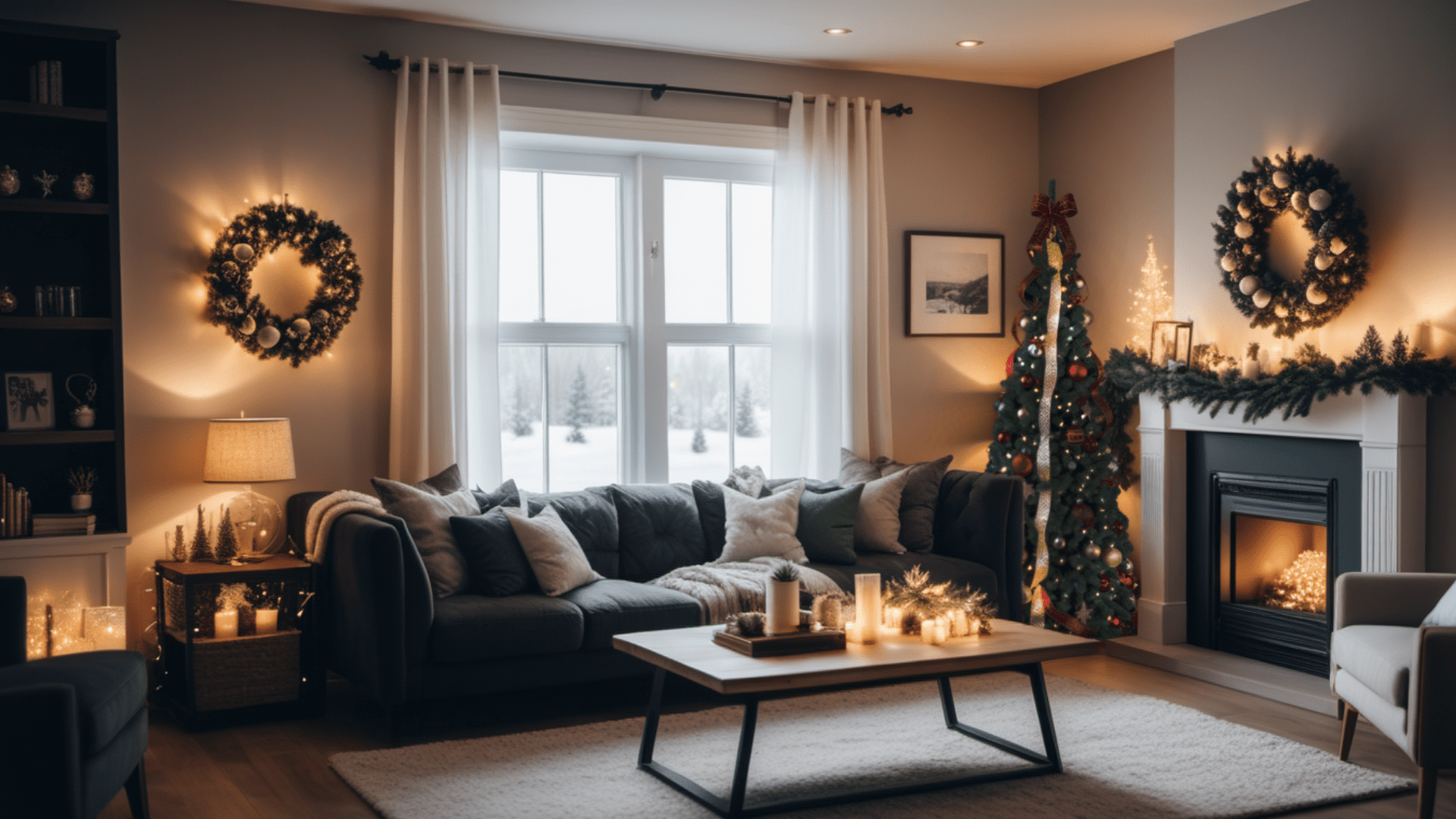 6 Ft Pop Up Christmas Tree Living Room Setup