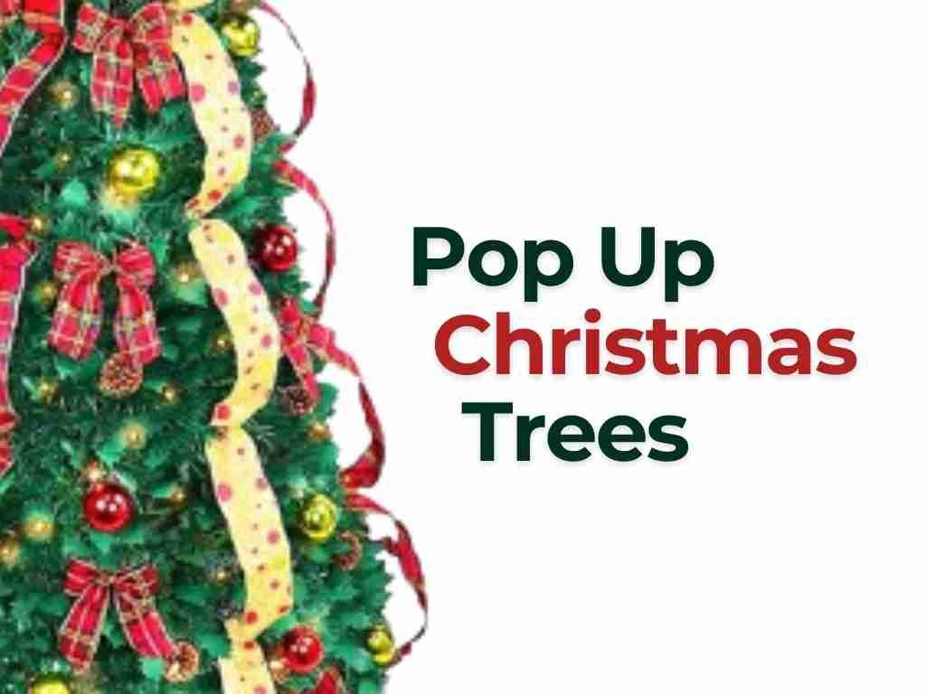 3 Ft Pop Up Christmas Tree for Sale with Storage Bag Included